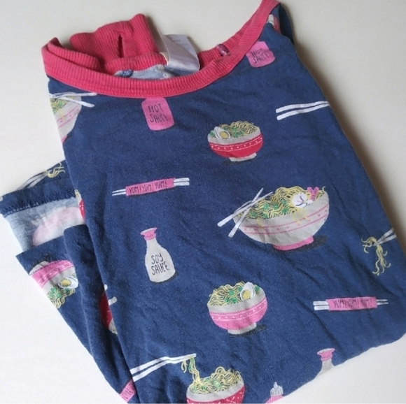 MUNKI MUNKI NOODLE BOWL PAJAMA TOP SMALL - Picture 4 of 8